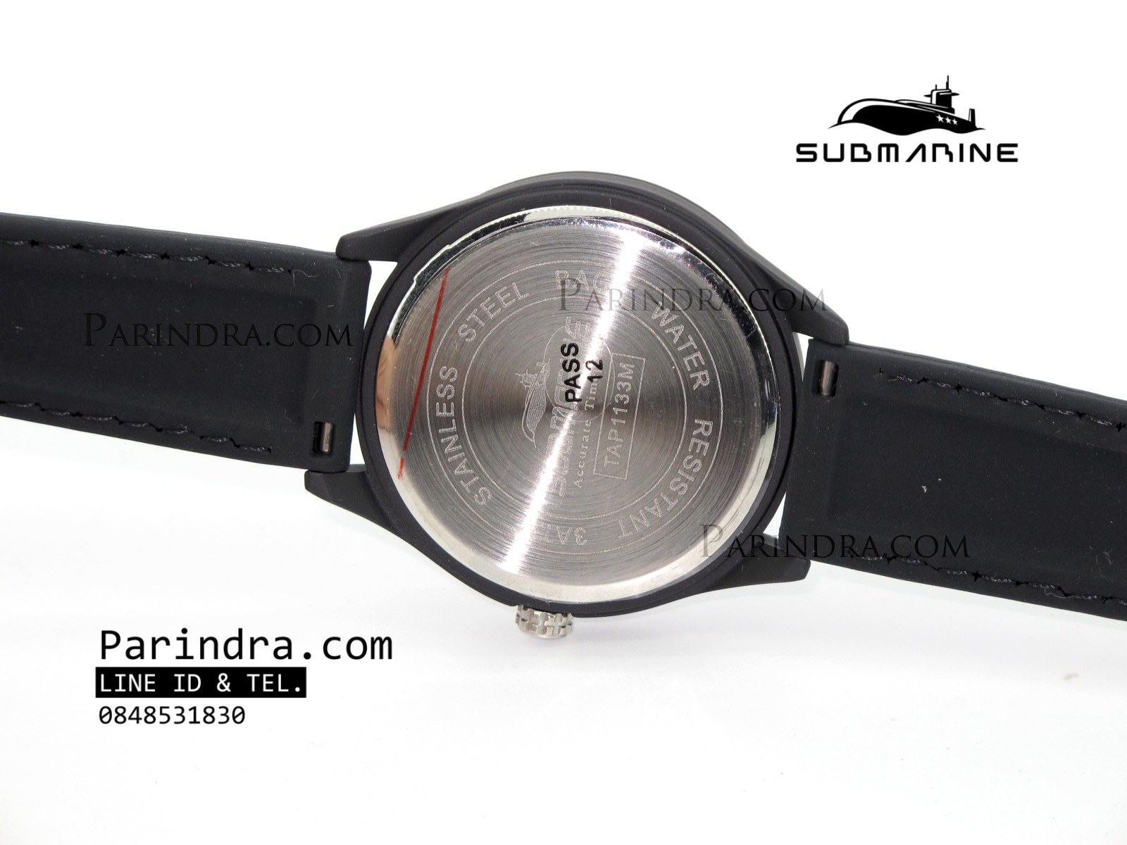 นาฬิกา US submarine TA1133M Diesel ดำ-ส้ม