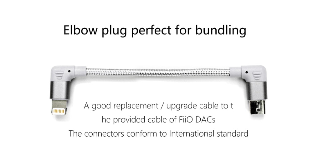 ขาย DD MFi05 สายแปลง Micro USB เป็น Lightning สำหรับ FiiO Q1ii , FiiO Q5