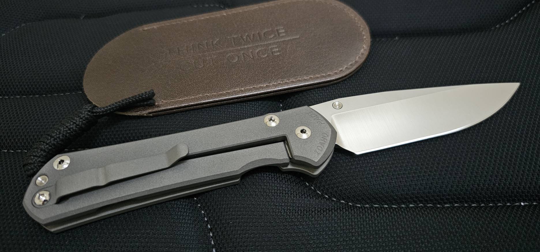 Chris Reeve Knives Large Sebenza 31 Unique Graphic Drop Point MagnaCut