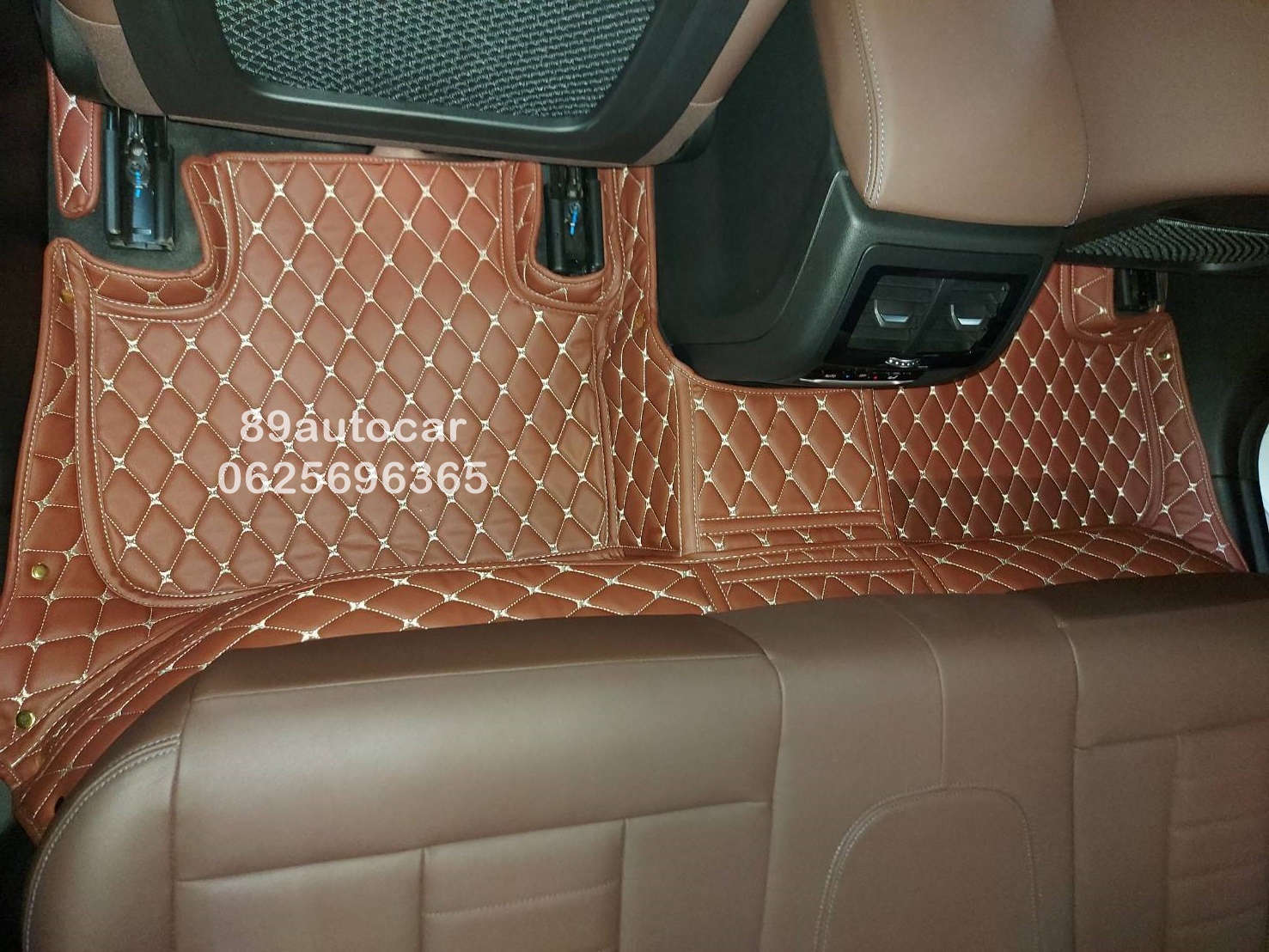 พรมรถยนต์ BMW X3 Xdrive 20d ปี 2022 ปูพรม6D สีกาแฟ เต็มคัน