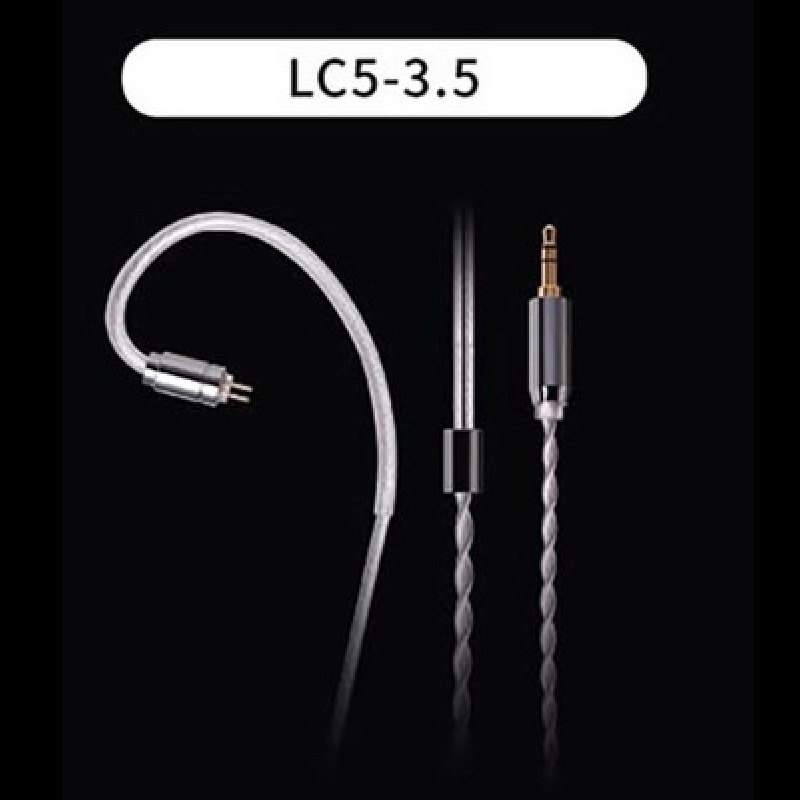 Simgot LC5 สายอัพเกรดหูฟัง ทองแดงผลึกเดี่ยวความบริสุทธิ์ 6N ชุบเงิน ขั้ว 2พิน0.78 ประกันศูนย์ไทย