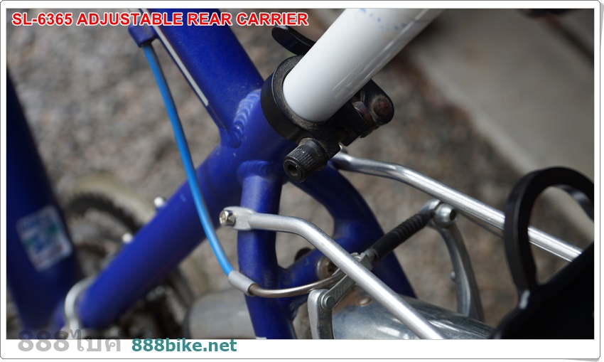 ตะแกรงท้ายทัวร์ริ่ง อลูมิเนียม SL-6365 ,24"-700C ALLOY REAR CARRIER