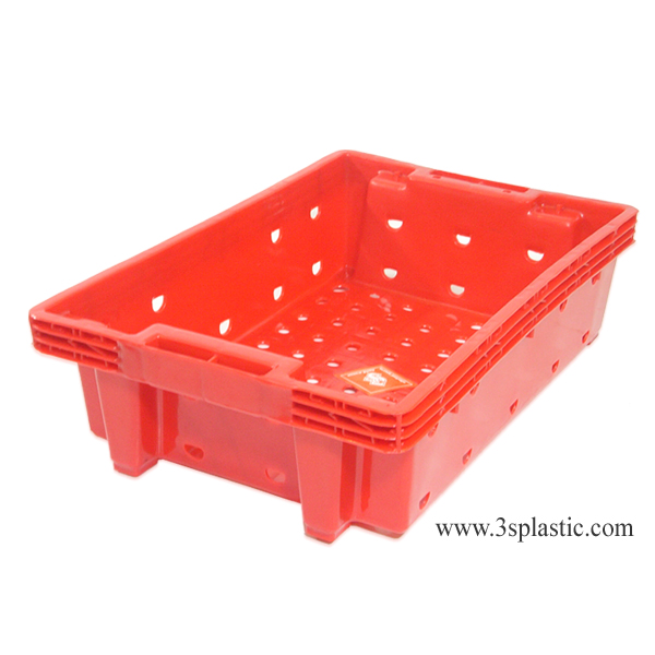 ลังสลับซ้อน พลาสติกอย่างดี สัมผัสอาหารได้ เบอร์ 412 แพ็ค 20ใบ