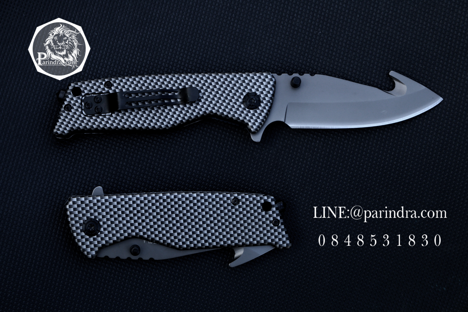 มีดพับ เบเร็ตต้า BERETTA X23A สวยงาม คมกริบ ด้ามลาย คาร์บอน