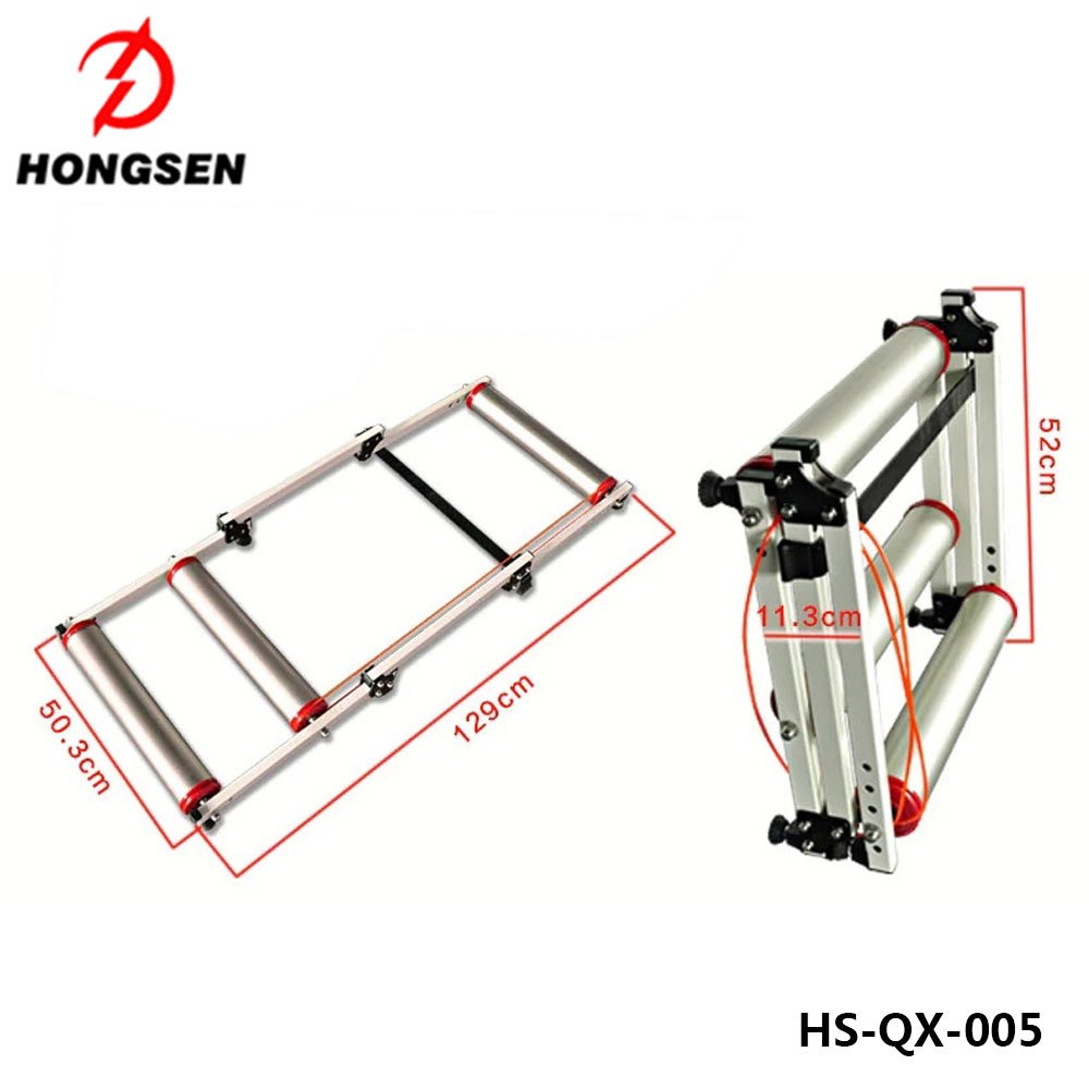 เทรนเนอร์ 3 ลูกกลิ้ง HONGSEN Indoor Folding professional Trainer Rollers, E-HSQX005 Roller Trainer