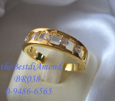 BR038+++แหวนแถวแบบโปร่ง+++โดนใจทุกวัย ทันสมัย ดีไซน์สวยเก๋ ดูโปร่งดีค่ะ