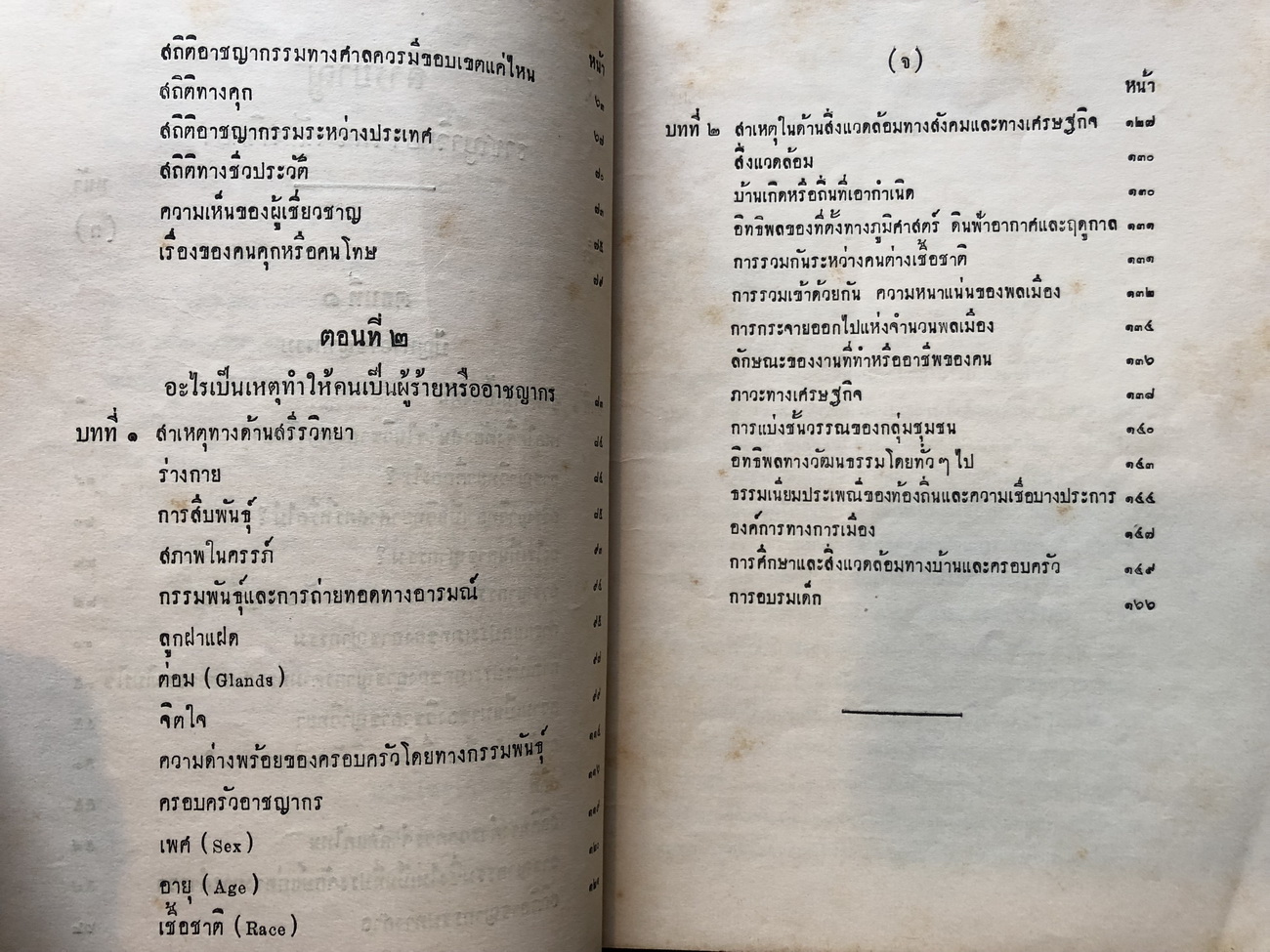 คำบรรยายอาชญาวิทยา และ ทัณฑวิทยา ภาค 1-2 ชั้นปริญญาตรีมหาวิทยาลัยธรรมศาสตร์