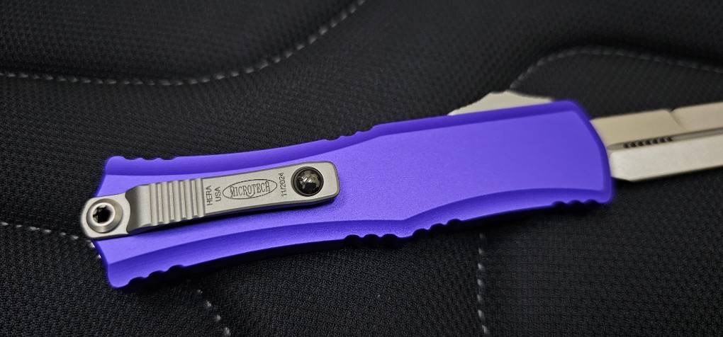 Microtech Automatic Pocket Knife Hera II Mini OTF Purple