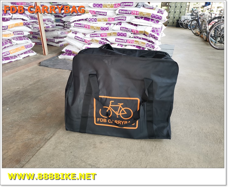 FDB กระเป๋าใส่จักรยานพับได้ สำหรับจักรยาน 16"-20" สีดำ/ส้ม ขนาด 32*65*85 ซม.
