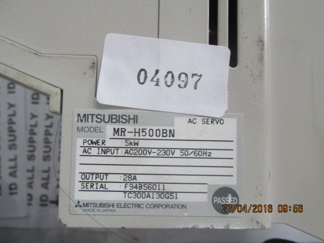 SERVO DRIVE “ MITSUBISHI ” รุ่น MR-H500BN