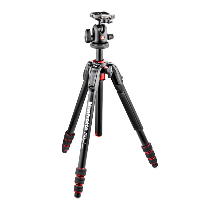 ขาตั้งกล้องพร้อมหัวบอล 190go! MS Aluminium Tripod kit 4-Section with Ball head พร้อมหัวบอล 496 RC2 Manfrotto MF-MK19-GA4TB ประกันศูนย์ 10 ปี