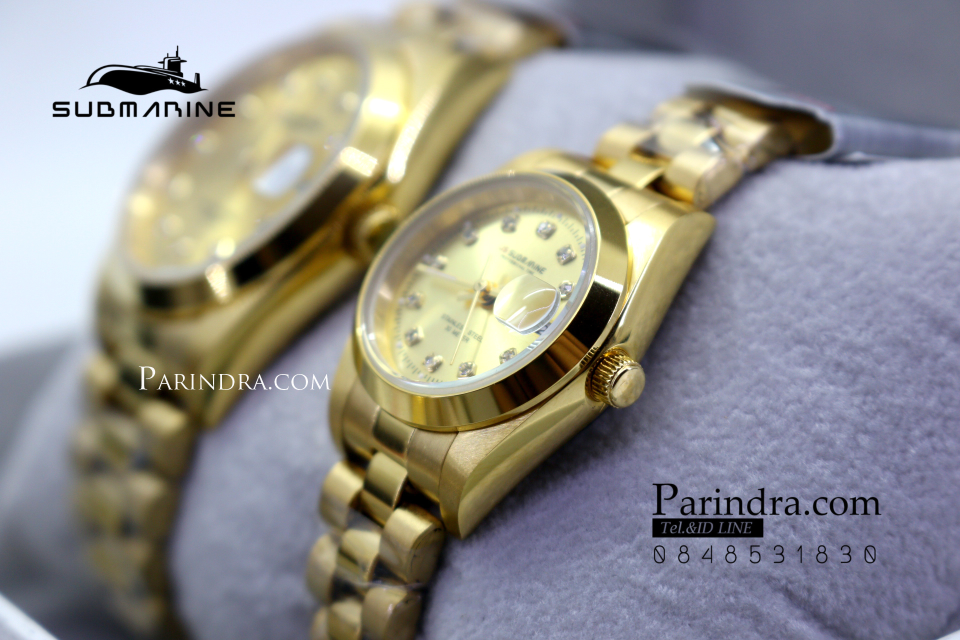 นาฬิกา US submarine รุ่น SUB101M D เรือนทองล้วน เรือนใหญ่