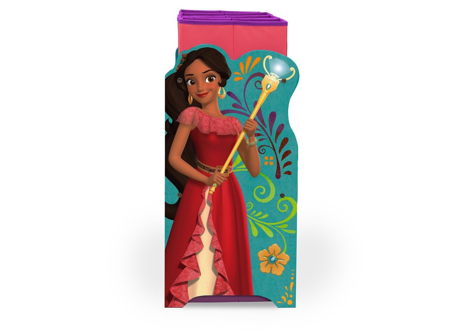 Elena of Avalor Deluxe Multi-Bin Toy Organizer ชั้นเก็บของเด็ก ลาย Elena ขนาดใหญ่