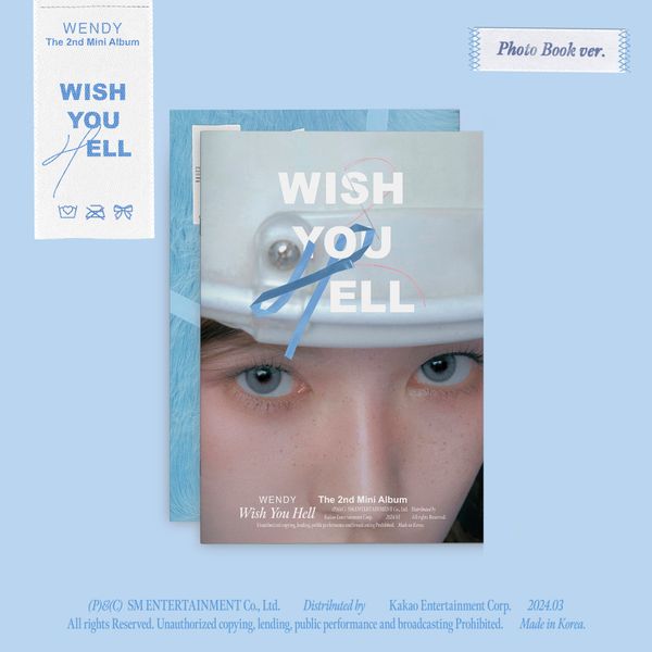 อัลบั้ม #WENDY - 2nd Mini Album Wish You Hell (Photo Book Ver.) - รอนำเข้า 14- 25 วัน -