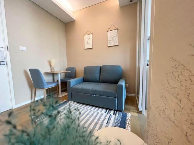 ให้เช่าคอนโด เดอะ เซนต์ เรสิเดนเซส ตึกC 31 ตร.ม.เฟอร์ครบ มีเครื่องซักผ้า ใกล้ BTS, MRT พร้อมอยู่