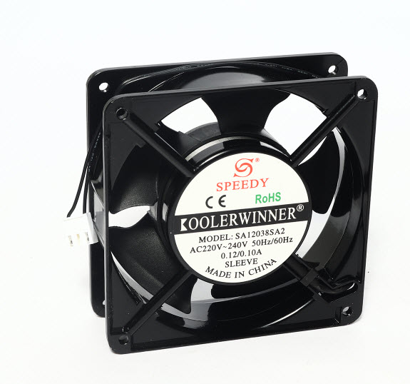 พัดลมระบายอากาศ ตู้เชื่อม POLO รุ่น OTIG200 AC. 220v.10a. #23 Pn.B15008 (แท้) ##(*)