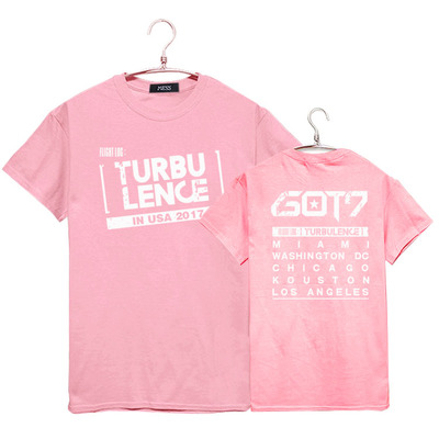 เสื้อยืด (T-Shirt) GOT7 TURBULENCE in USA 2017