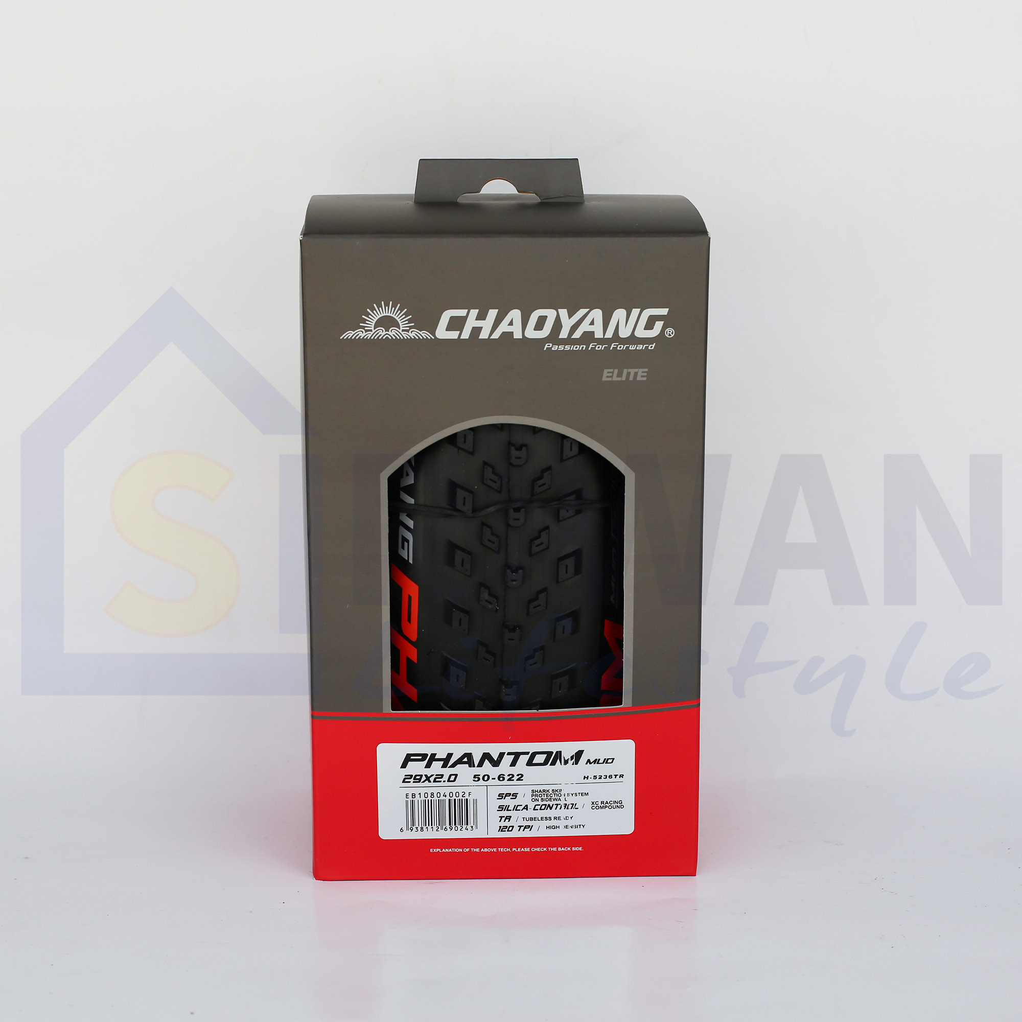ยางจักรยานเสือภูเขา Chaoyang PHANTOM MUD 29x2.0" สำหรับสภาพโคลน รหัสสินค้า: EB10804002F | H-5236/H-5236TR