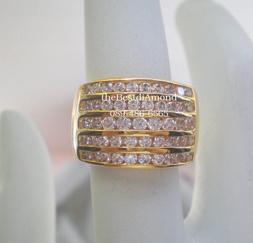 BR618+++แหวนแถวPerfect 5 แถว+++สุดสวย Modern ดูดีมากๆๆ เพชรก็วิบๆ แบบจากร้านจิว เลยค่ะ ดูหรู มีรสนิยมมากๆๆ.ใส่แล้วเต็มนิ้วสวยมากๆๆ