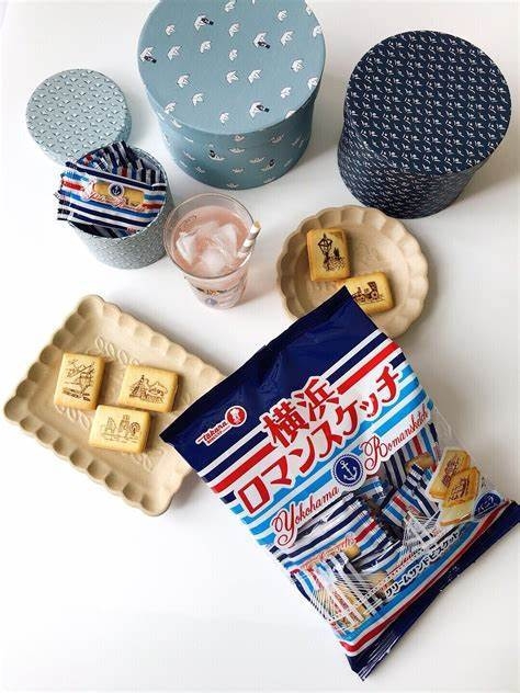 🍪✨Takara Yokohama Romance Sketch Biscuit บิสกิตโยโกฮามะ ロマンスケッチ ✨🍪