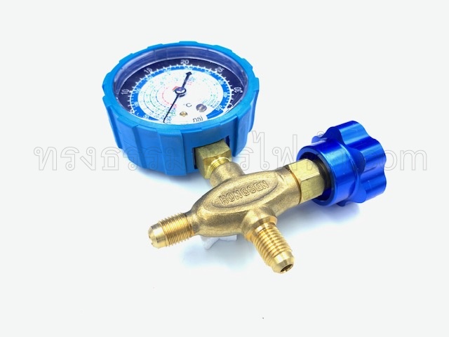 HS-466 NAL เกจ์วัดน้ำยา(เดี่ยว) ด้าน Low(สีน้ำเงิน)