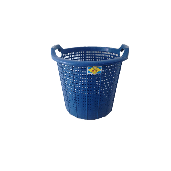 ตะกร้า 23 สีทึบ ขนาด Ø 30.9 x 31.5 x 29.3 cm. จำนวน มัดละ 4 โหล