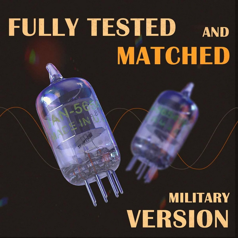 Fosi 5654W Tubes หลอดแก้วสูญญากาศสำหรับเครื่องเสียง T20, P1, P2, Box X2, Box X4 หนึ่งคู่สองชิ้น