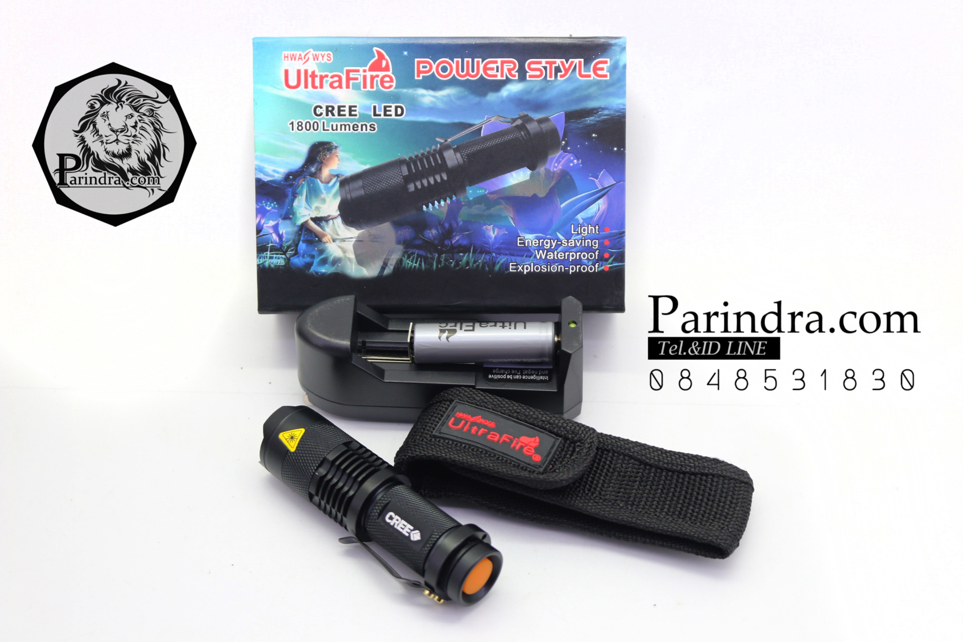 ไฟฉาย UltraFire Cree Led 1800 Lumens