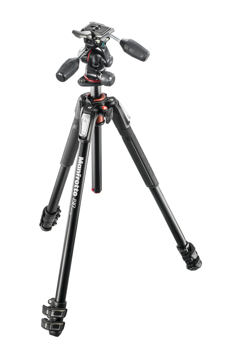 ขาตั้งกล้อง MK190XPRO3-3W 190 ALU KIT 3W HEAD MF-MK19-XP33W Manfrotto ประกันศูนย์ 5 ปี