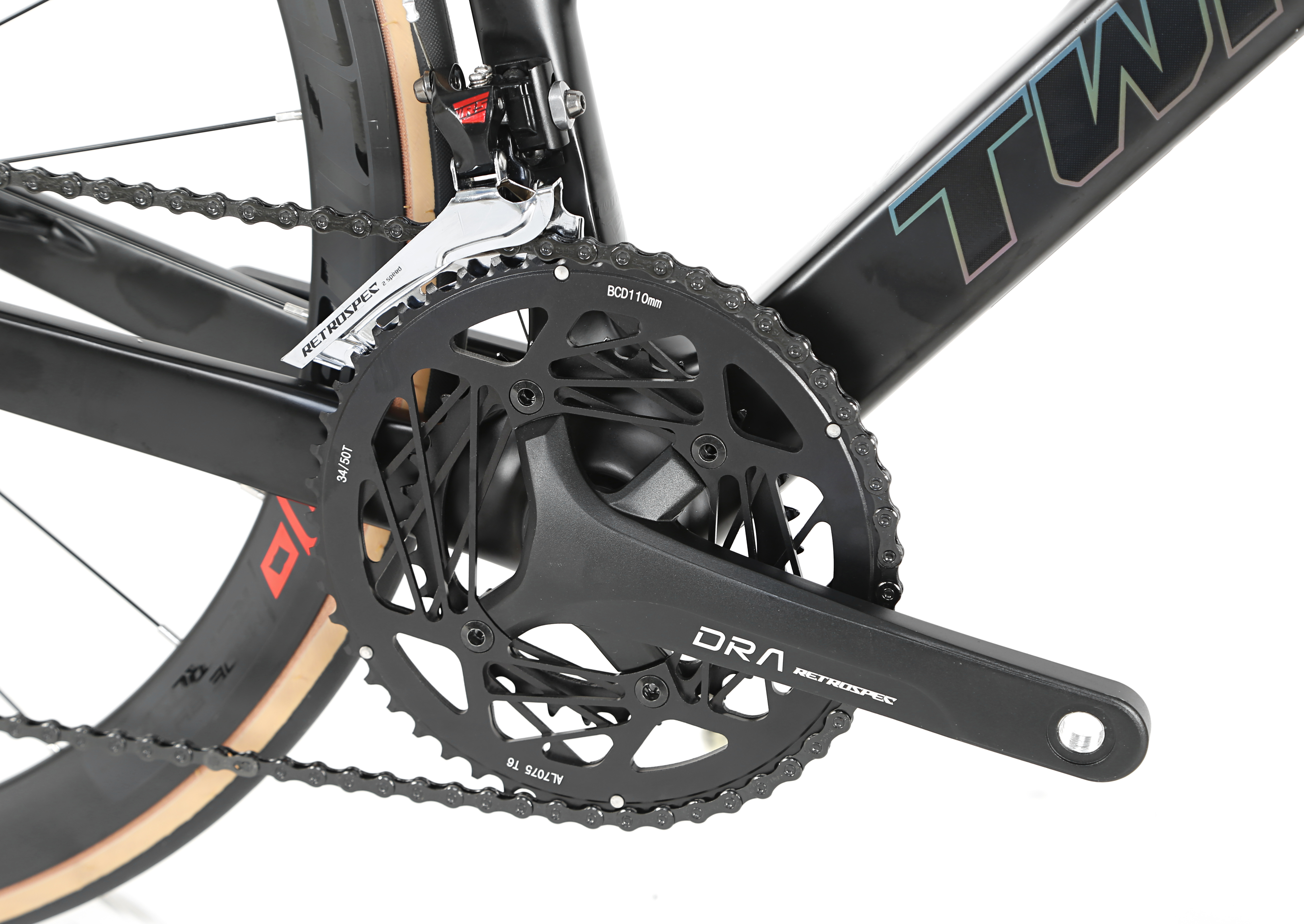 ตัวสับจาน เสือหมอบ RETROSPEC RP-FD212 Front Derailleur 2*12SP