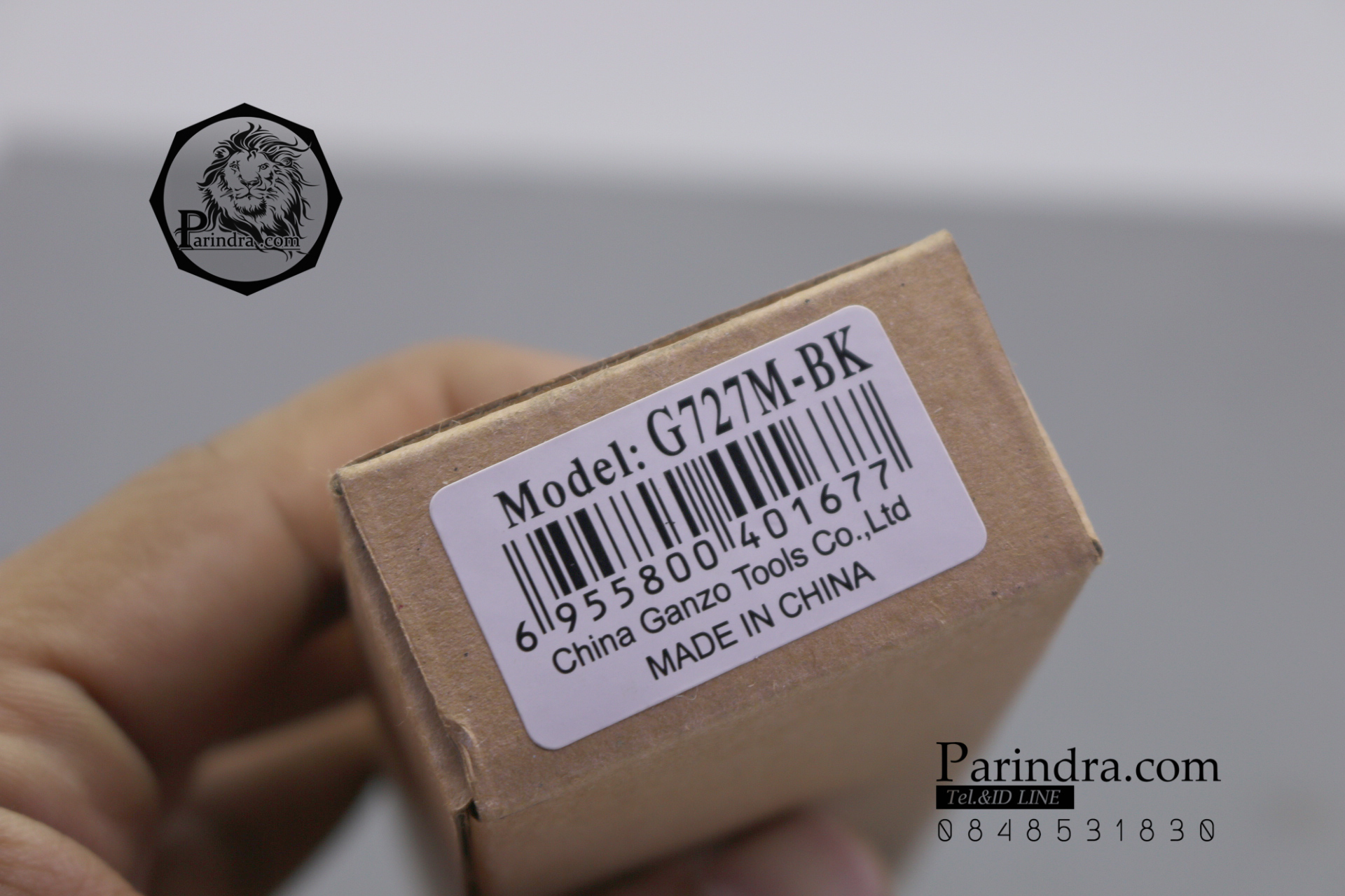 มีดพับ Ganzo กานโซ่ รุ่น G727M BK ด้าม G10 สีดำสนิท (ล๊อตใหม่ กล่องสีดำ) ของแท้ 100%