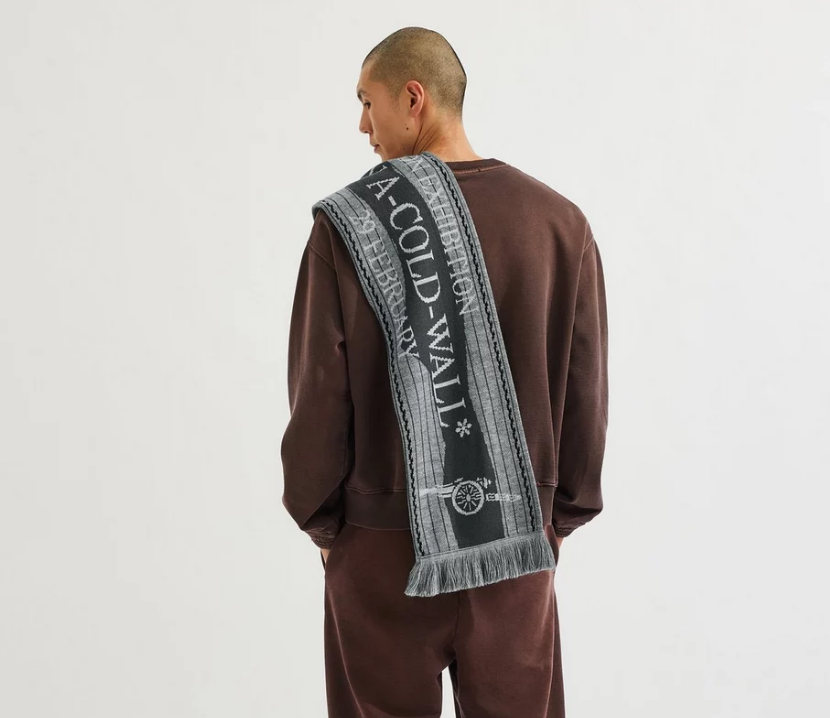 ผ้าพันคออาร์เซนอล Arsenal x A-COLD-WALL* Derby Grey ของแท้