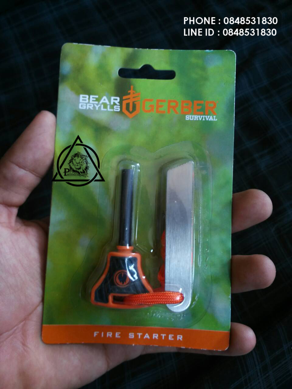 ที่จุดไฟ GERBER Fire Starter แบบเซรามิก พกพาง่ายน้ำหนักเบา