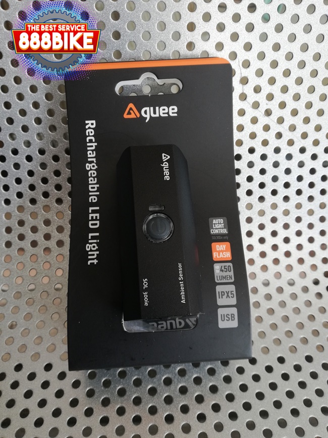 ไฟหน้าจักรยาน Guee SOL 300IE Rechargeable 450 Lumens Bike Front Light
