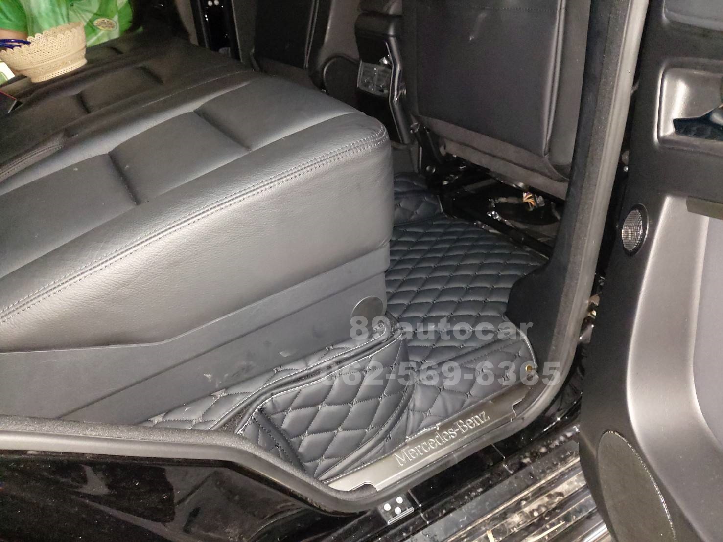 พรมรถยนต์ Benz G350d ปูพรมหกดี สีดำล้วน เต็มคัน