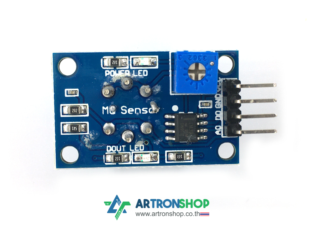 MQ-7 เซ็นเซอร์ตรวจจับแก๊สคาร์บอนมอนอกไซด์
