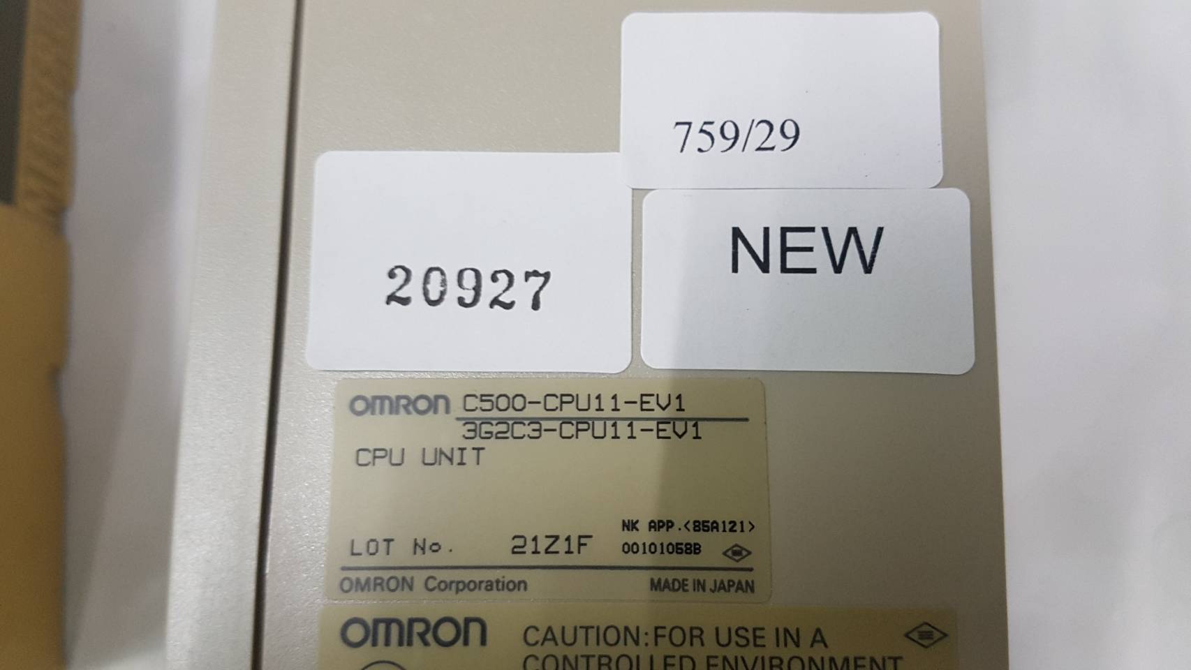 C500-CPU11-EV1 PLC " OMRON "