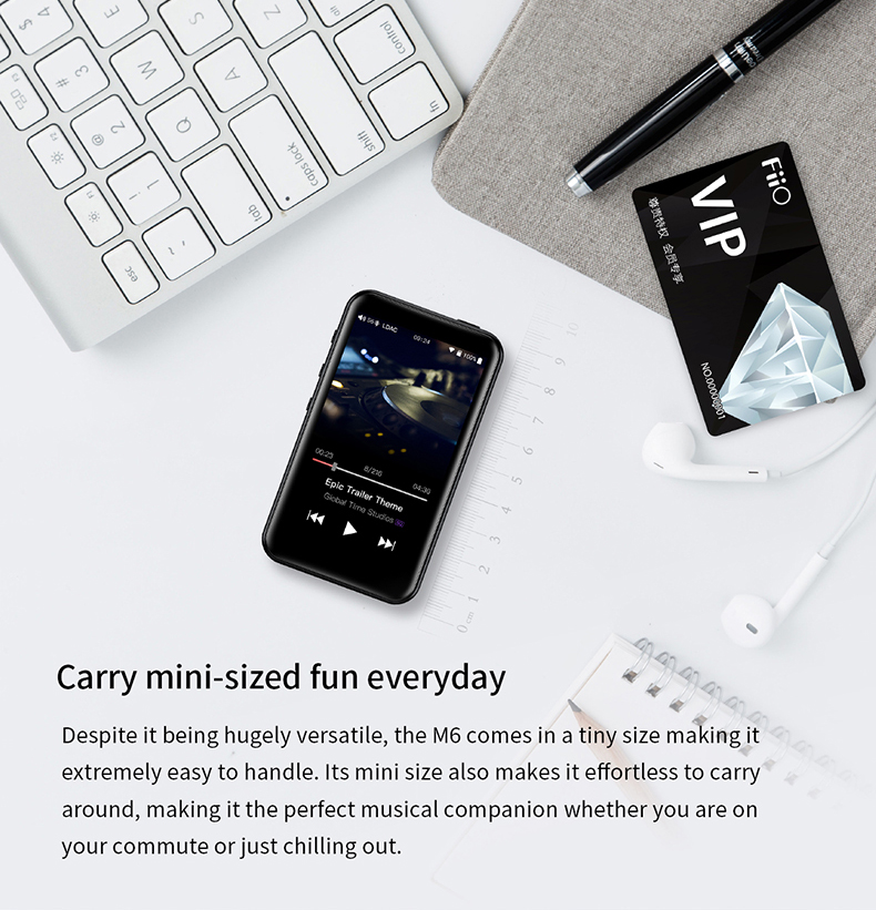 ขาย FiiO M6 DAP พกพา ชิป ES9018Q2C รองรับ Hi-Res , Bluetooth4.2 ประกันศูนย์ไทย