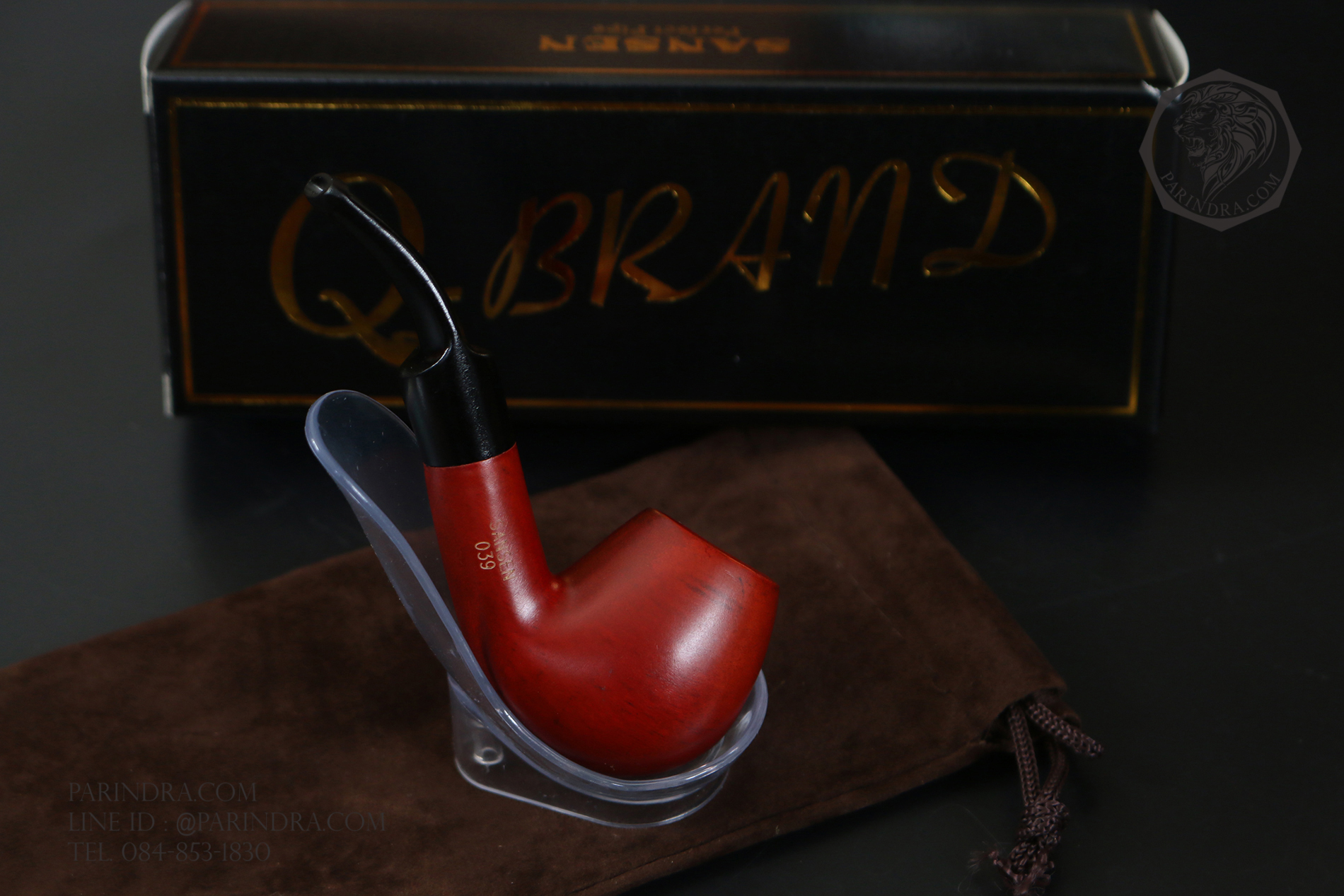 ไปป์ Q Brand Pipe ไม้แท้ ทรงสวย #Sansen 039