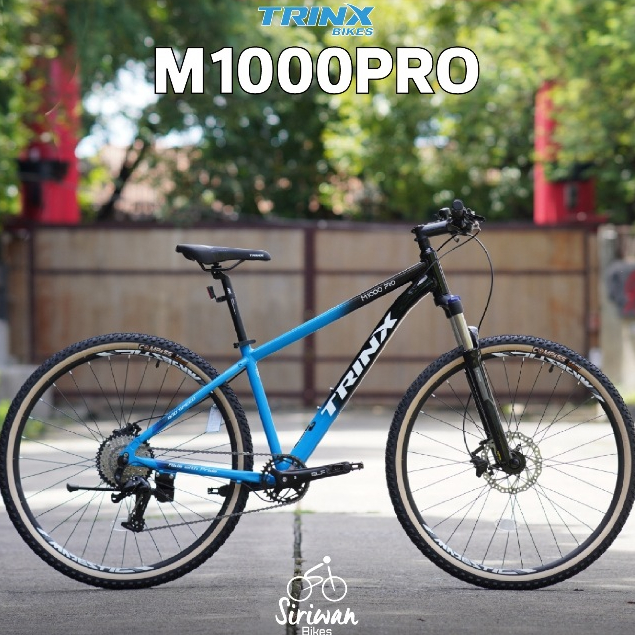 จักรยานเสือภูเขา TrinX M1000Pro เฟรมอลู 29er LTWOO 1*10 สปีด ดิสน้ำมัน, TRINX MY2023
