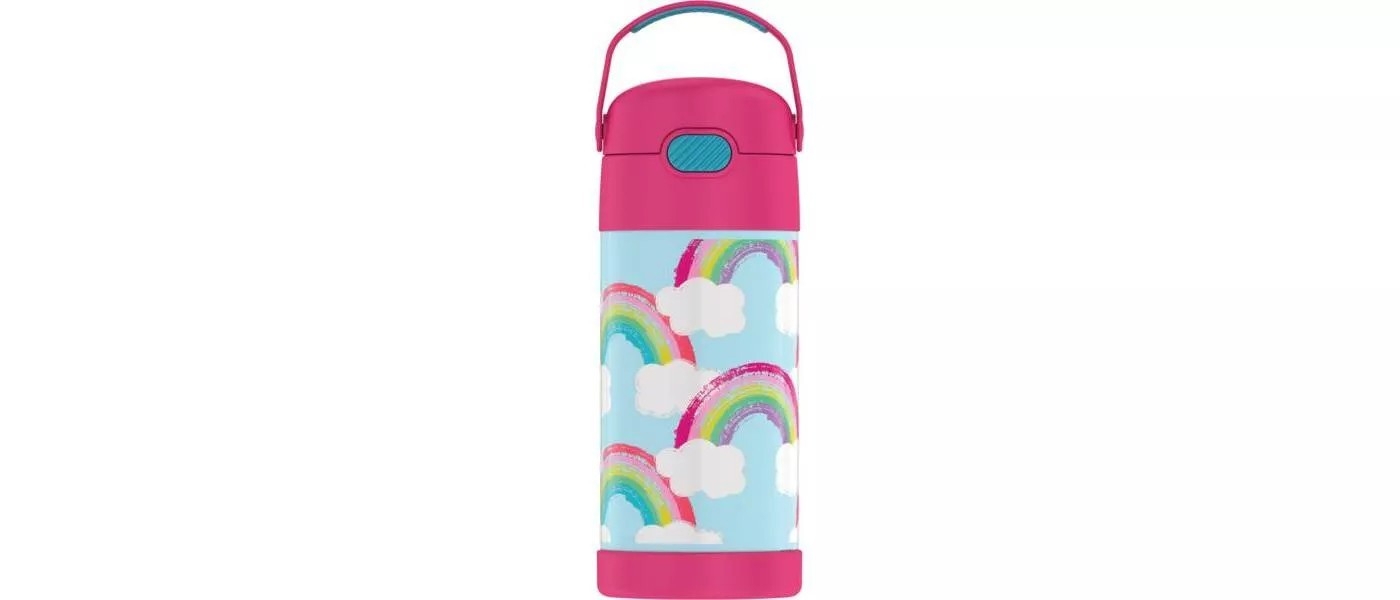 Thermos Rainbow 12oz FUNtainer Water Bottle with Bail Handle