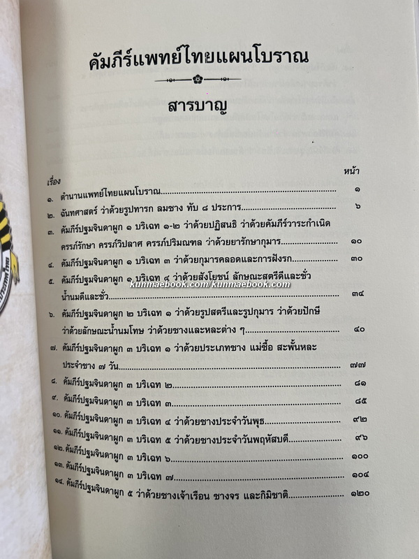 คัมภีร์แพทย์ไทยแผนโบราณรวม ๓ เล่ม โดย ขุนโสภิตบรรณลักษณ์ ( อำพัน กิตติขจร )