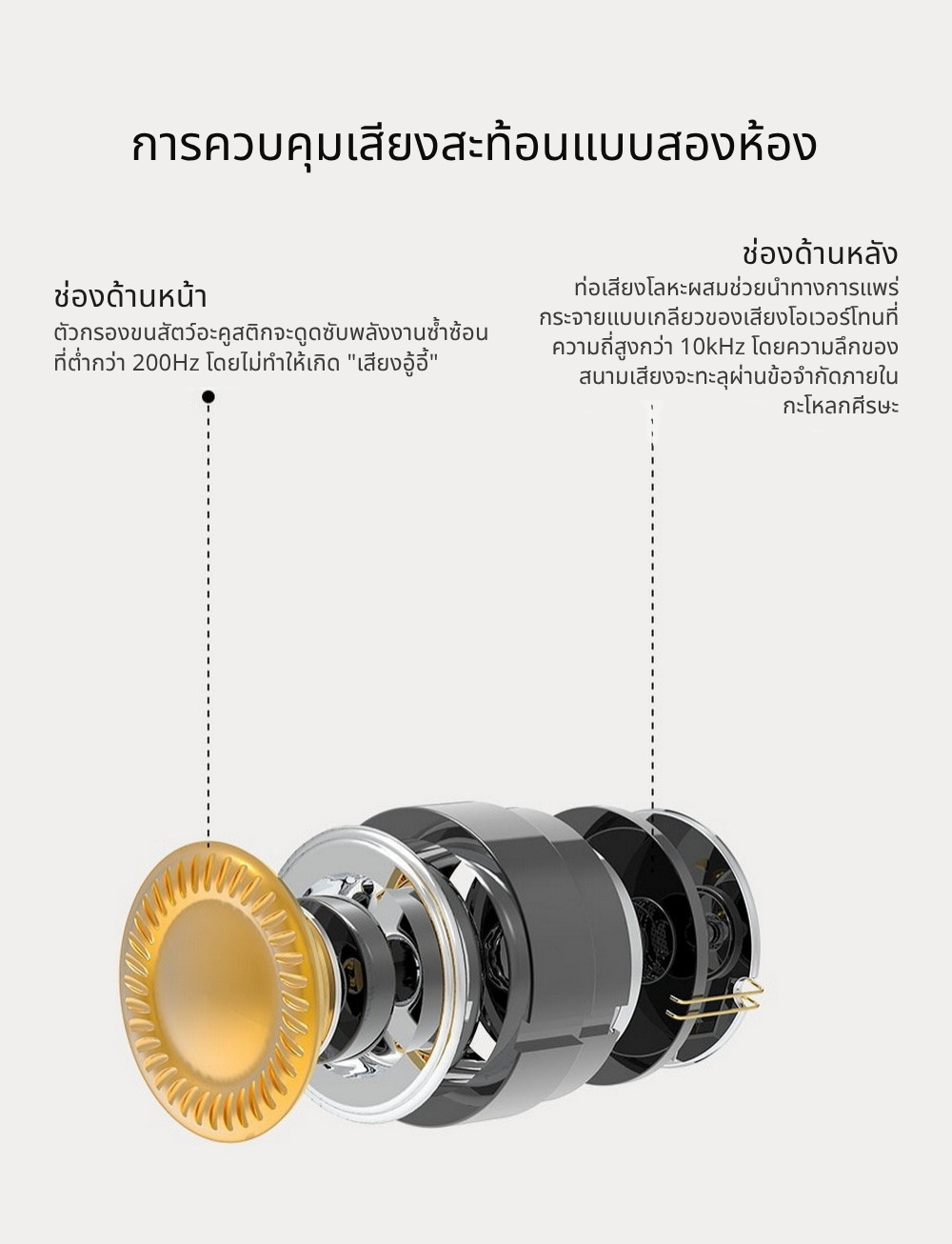 Ear Acoustic Audio VSA-V1 หูฟัง IEMs ไดรเวอร์ Dynamic ไดอะแฟรมชุบไททาเนียม ประกันศูนย์ไทย