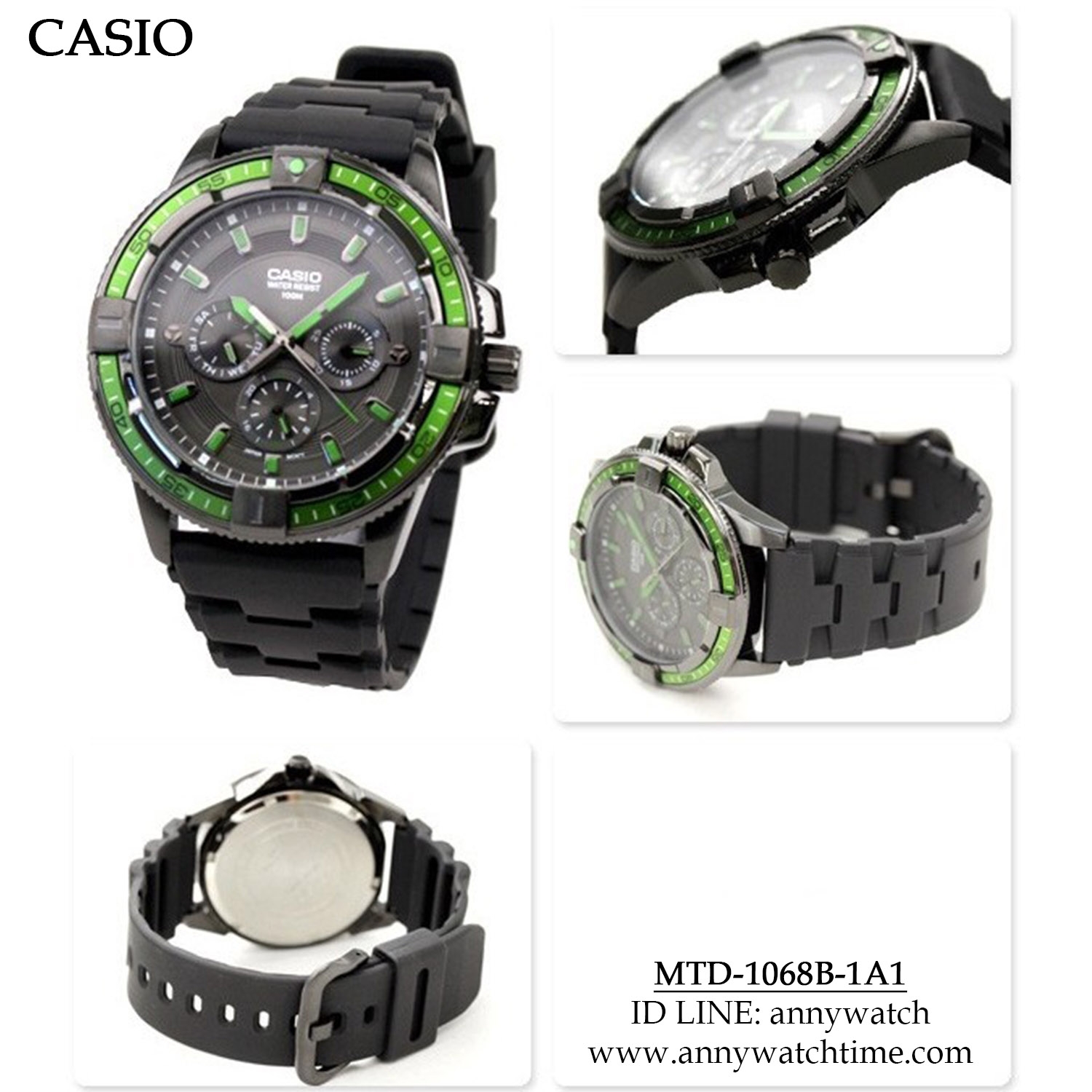 CASIO MTD-1068B-1A1