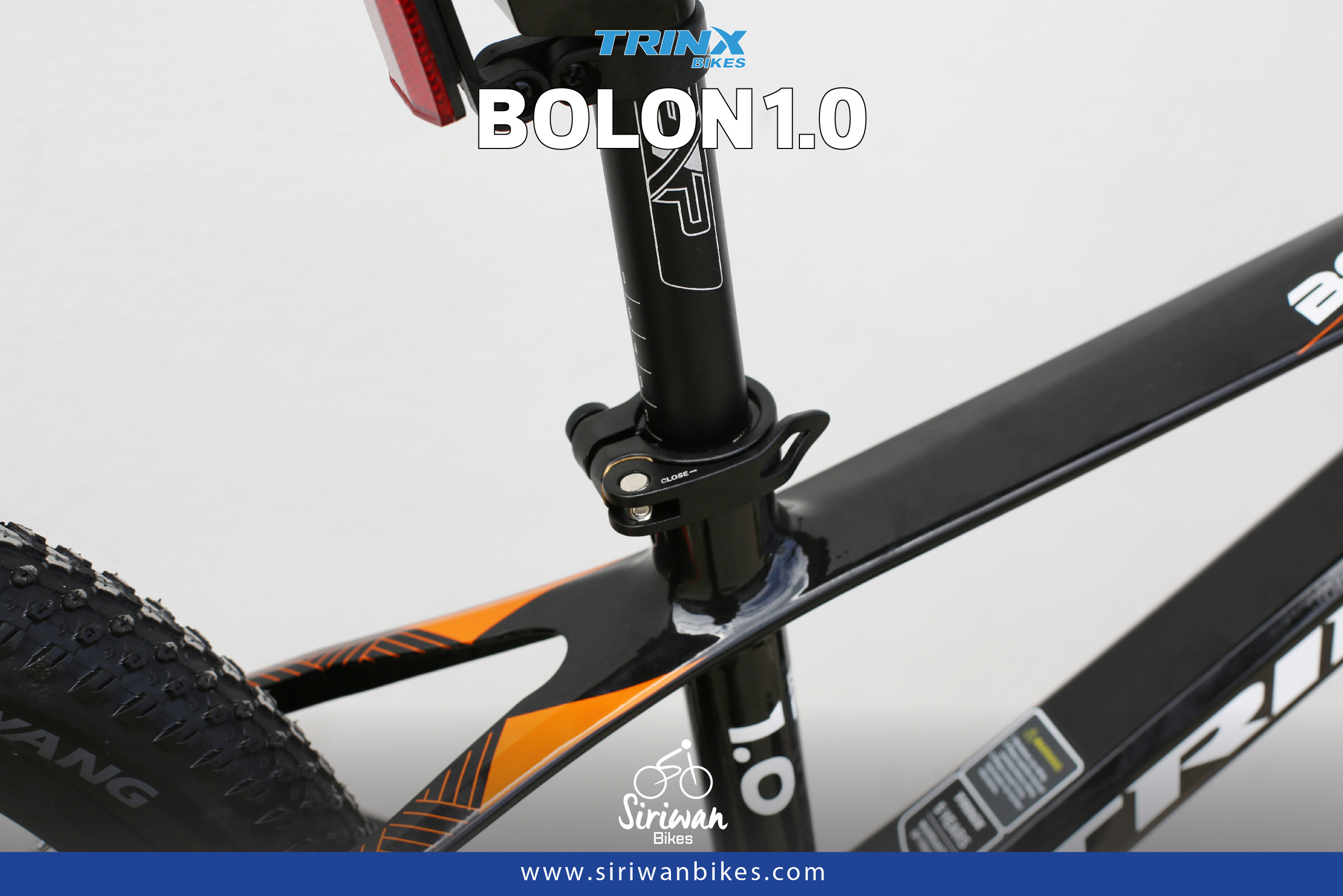 จักรยานเสือภูเขาเด็ก TRINX BOLON20-1.0 20นิ้ว เกียร์ SHIMANO 7สปีด เฟรมแม็กนีเซียม อัลลอย Alloy Mechanical Disc NEW 2023