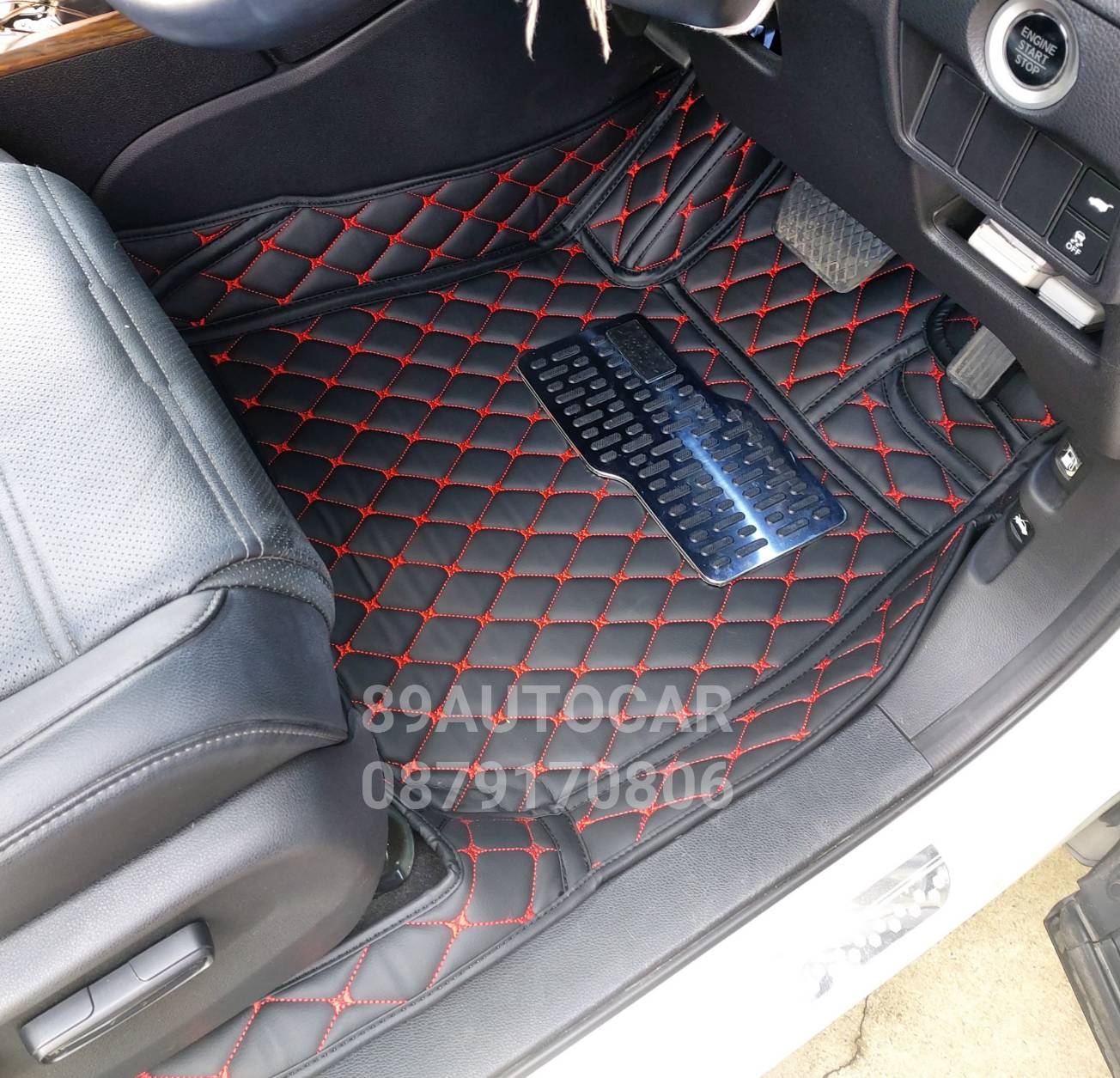 พรม6ดี ปูพื้น Honda CR-V Gen5 5 ที่นั่ง เข้ารูป เต็มคัน