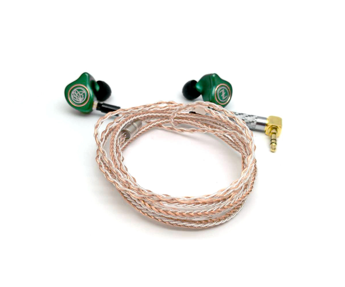 ขาย สาย Audbos MMCX สายทองแดงชุบเงินละเอียด 8แกน (96 x 0.04)