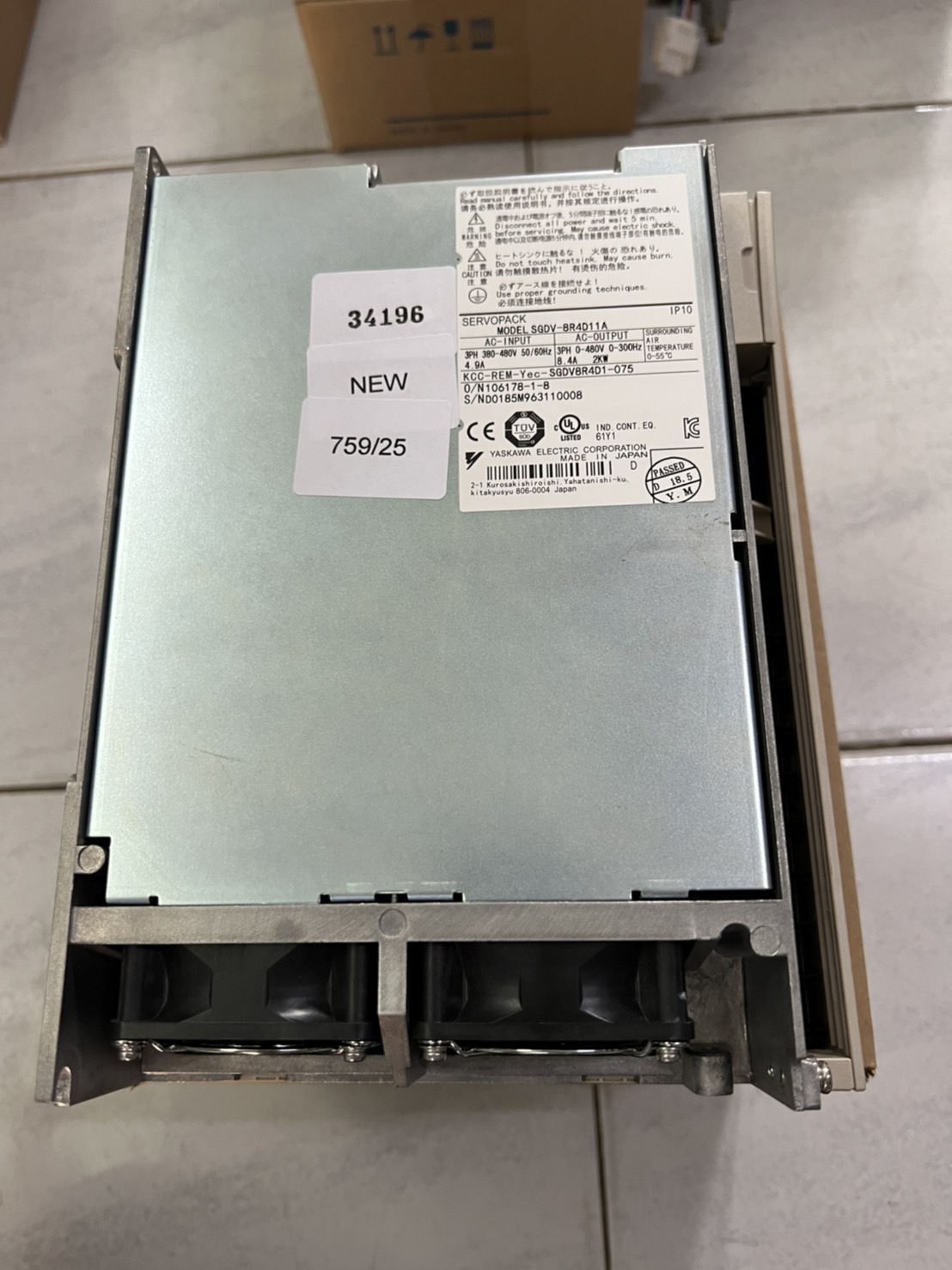 SGDV-8R4D11A SERVOPACK " YASKAWA "