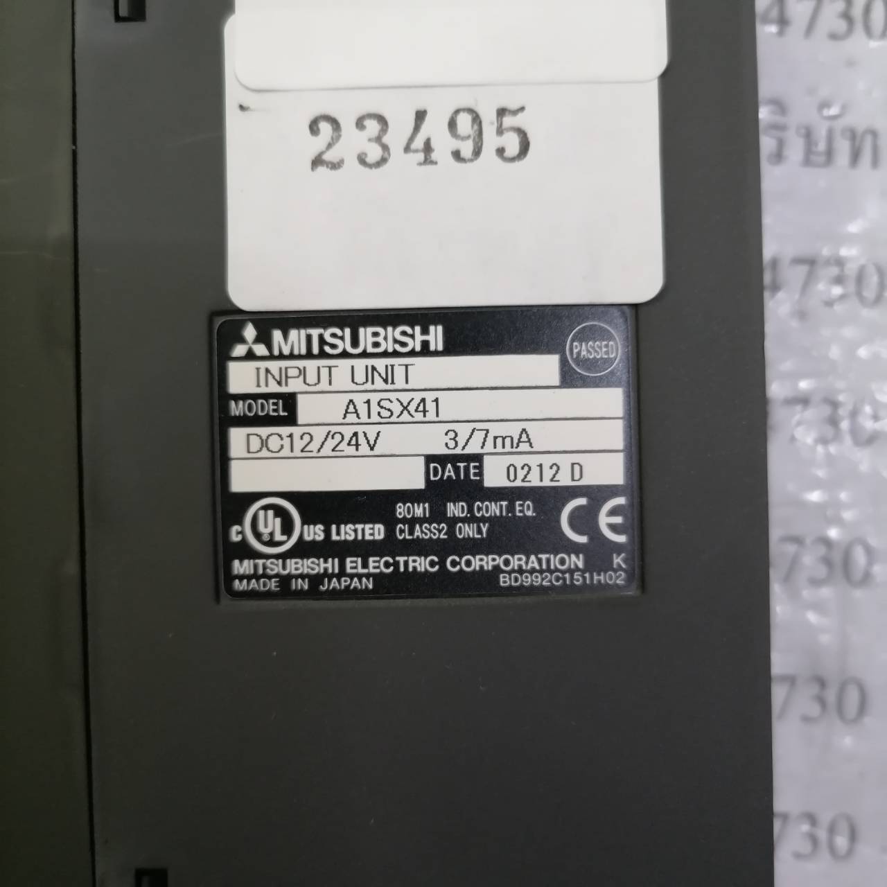 A1SX41 PLC “ MITSUBISHI ”