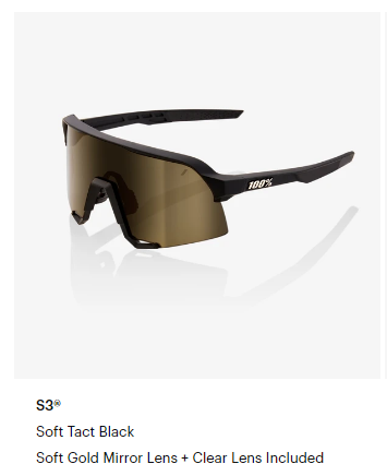 แว่นตา 100% S3 Sports Performance Peter Sagan SUNGLASSESE
